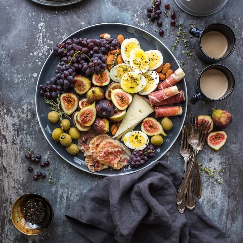 Photography of a beautifully presented meal